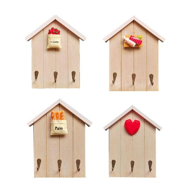 hooks & rails wooden house shape wall mounted key holder with 3 decorative shelf hanger for entryway kitchen home
hooks & rails wooden house shape wall mounted key holder with 3 decorative shelf hanger for entryway kitchen home