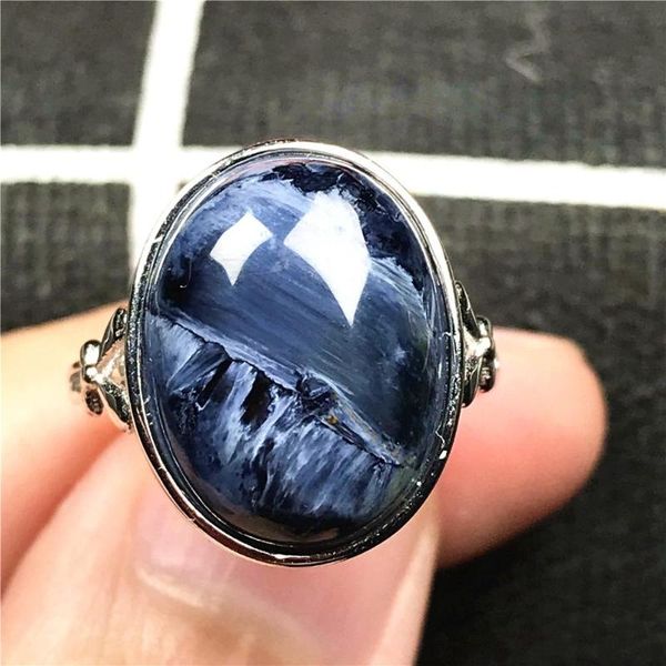 cluster rings natural blue pietersite ring jewelry for woman lady man silver sterling 17x13mm beads namibia stone adjustable, Golden;silver
cluster rings natural blue pietersite ring jewelry for woman lady man silver sterling 17x13mm beads namibia stone adjustable, Golden;silver