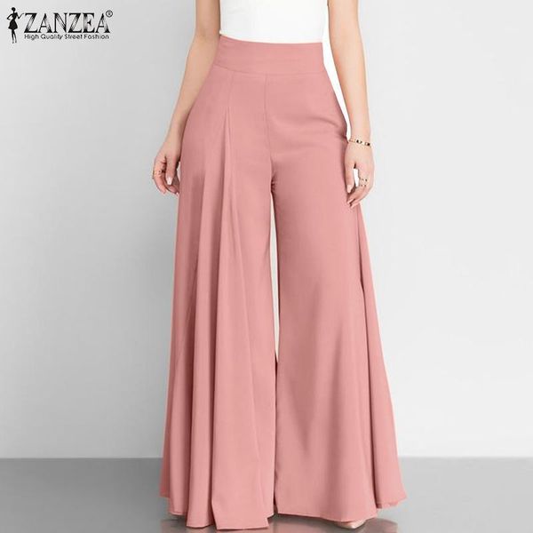 2021 fashion pants women's wide leg trousers casual zip up high waist long pantalon palazzo female turnip oversized, Black;white
2021 fashion pants women's wide leg trousers casual zip up high waist long pantalon palazzo female turnip oversized, Black;white