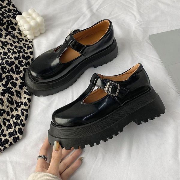 dress shoes japanese literary retro lolita women pumps mary janes round toe student girl platform t-strap buckle bullock, Black
dress shoes japanese literary retro lolita women pumps mary janes round toe student girl platform t-strap buckle bullock, Black