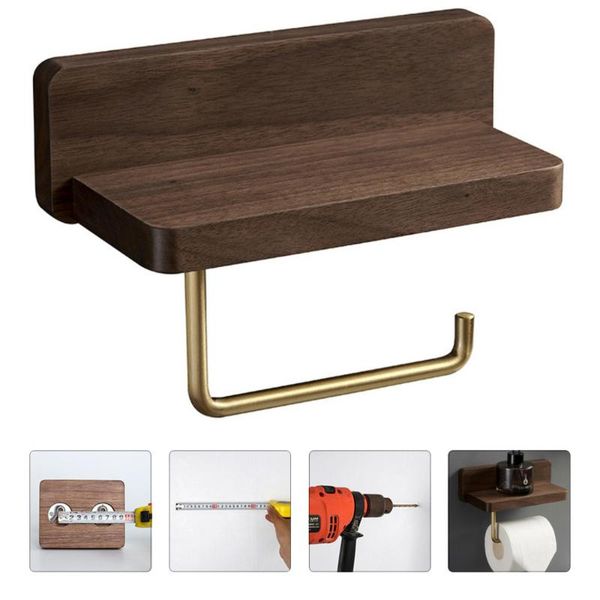 toilet paper holders 1pc punching holder wood brass bathroom kitchen tissue rack
toilet paper holders 1pc punching holder wood brass bathroom kitchen tissue rack