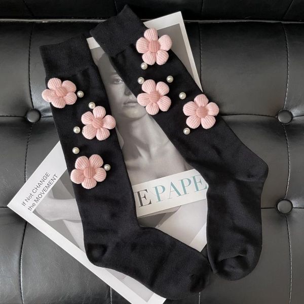 socks & hosiery sweet pearl flower stockings black and white lovely ins sox show thin jk japanese brand stocking calf knee street wear, Black;white
socks & hosiery sweet pearl flower stockings black and white lovely ins sox show thin jk japanese brand stocking calf knee street wear, Black;white