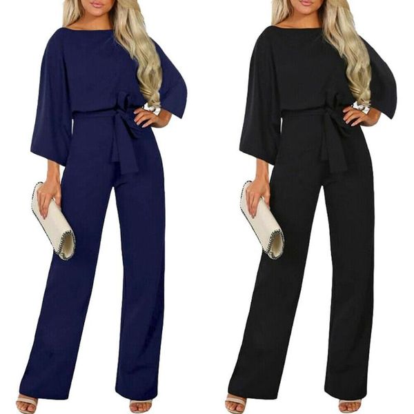 women's jumpsuits & rompers womens summer boho high waist lace up jumpsuit romper evening party ball wide leg playsuit, Black;white
women's jumpsuits & rompers womens summer boho high waist lace up jumpsuit romper evening party ball wide leg playsuit, Black;white
