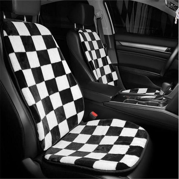 seat cushions 2021 plush autumn winter lattice black white buseat cover warm non-slip car
seat cushions 2021 plush autumn winter lattice black white buseat cover warm non-slip car