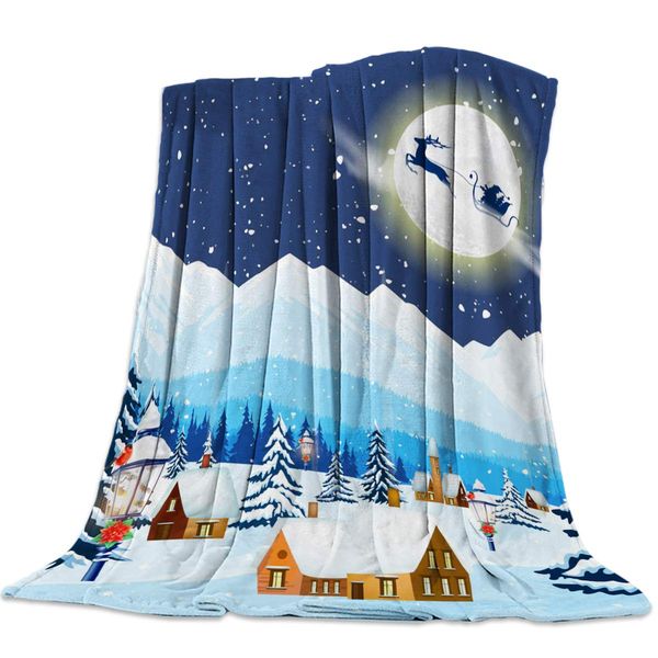 flannel fleece blanket 40x50 inch, bed sofa and couch decorative blanket, merry christmas moon santa claus winter snow village
flannel fleece blanket 40x50 inch, bed sofa and couch decorative blanket, merry christmas moon santa claus winter snow village