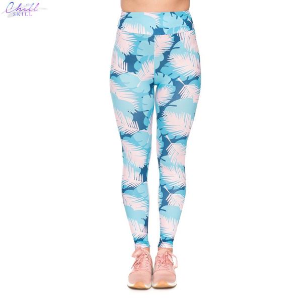 women's leggings chill skill high waist pink palm fashion woman slim fit exercise pants workout fitness bottoms printing legging, Black
women's leggings chill skill high waist pink palm fashion woman slim fit exercise pants workout fitness bottoms printing legging, Black