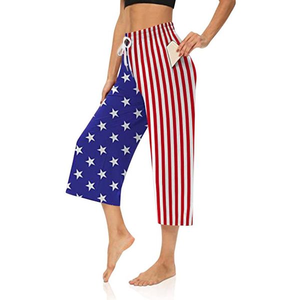 yoga outfit fashion flag printing pants women street casual sports printed style loose broad-legged comfy cropped trousers
yoga outfit fashion flag printing pants women street casual sports printed style loose broad-legged comfy cropped trousers