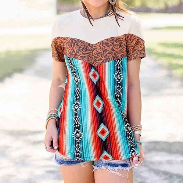 fashion casual t-shirt printed bohemia style women short sleeve round neck t shirt woman clothing, White
fashion casual t-shirt printed bohemia style women short sleeve round neck t shirt woman clothing, White