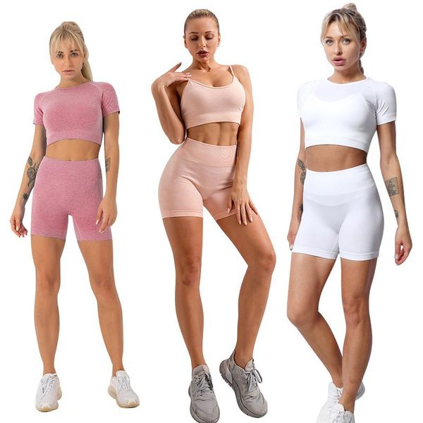 yoga outfit 2pcs set running sports suits tracksuit women bra sleeveless breathable summer shorts tanks seamless gym sets
yoga outfit 2pcs set running sports suits tracksuit women bra sleeveless breathable summer shorts tanks seamless gym sets