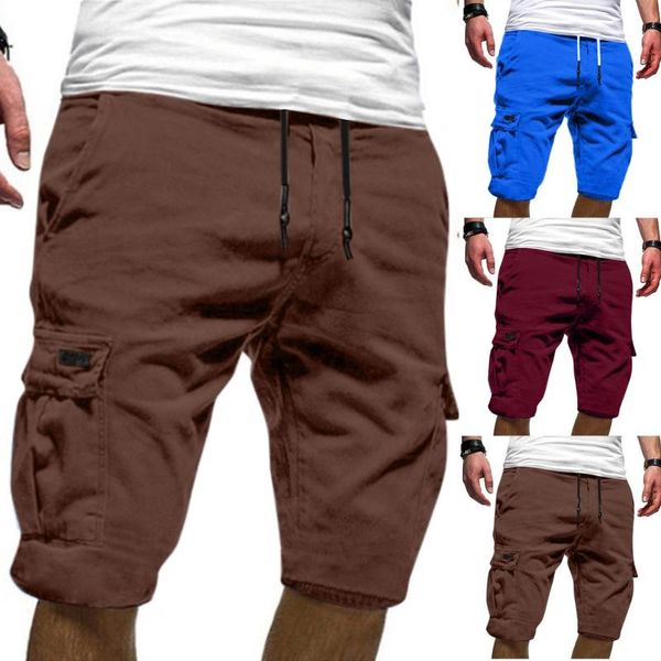 men's shorts summer casual tooling sports pant plus size multi-pocket five-point trousers bermuda masculina, White;black
men's shorts summer casual tooling sports pant plus size multi-pocket five-point trousers bermuda masculina, White;black