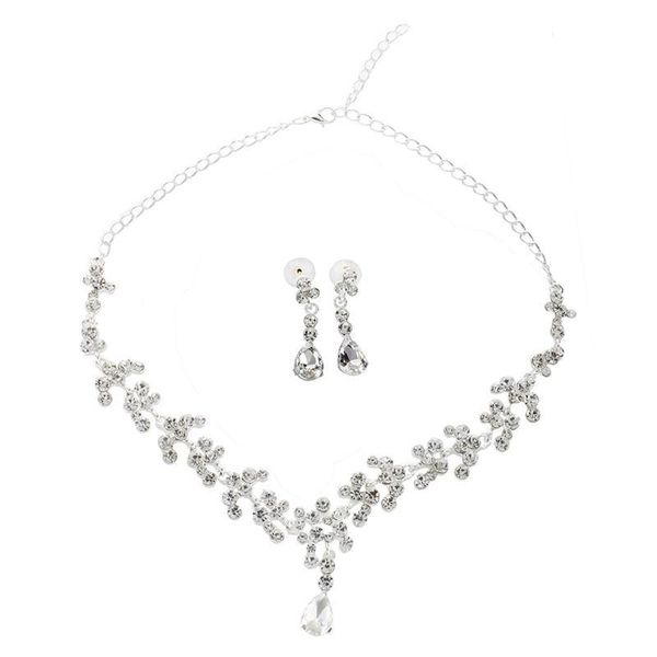 chic wedding the bride wore rhinestone necklace earringplated jewelry set bracelet, earrings &, Black
chic wedding the bride wore rhinestone necklace earringplated jewelry set bracelet, earrings &, Black