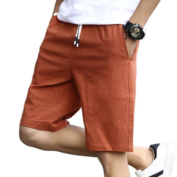 men's shorts summer style youth trend casual retro loose pants solid color comfortable cotton and linen five-point, White;black
men's shorts summer style youth trend casual retro loose pants solid color comfortable cotton and linen five-point, White;black