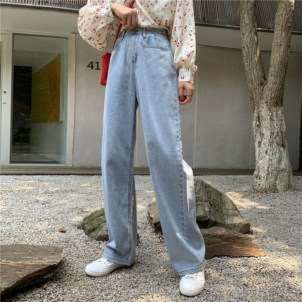 hzirip slim simple chic blue slender female loose all match women high waist summer casual street jeans denim full pants women's
hzirip slim simple chic blue slender female loose all match women high waist summer casual street jeans denim full pants women's