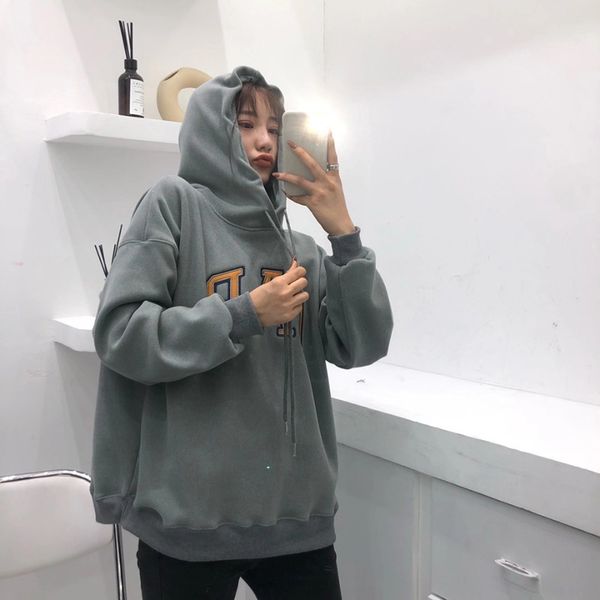 luxury brand hoodie jacket coats winter new plush thick embroidered letter hooded sweater for women, Black
luxury brand hoodie jacket coats winter new plush thick embroidered letter hooded sweater for women, Black