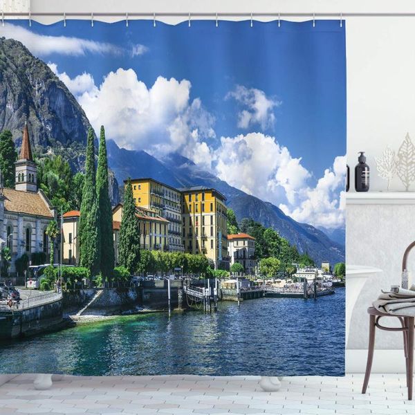 shower curtains italy curtain, panoramic landscape of lake como mountains and clouds digital image print, cloth fabric bathroom decor set
shower curtains italy curtain, panoramic landscape of lake como mountains and clouds digital image print, cloth fabric bathroom decor set