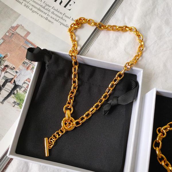 chokers simple chain necklace short clavicle trendy personality k gold plated bracelet set, Golden;silver
chokers simple chain necklace short clavicle trendy personality k gold plated bracelet set, Golden;silver