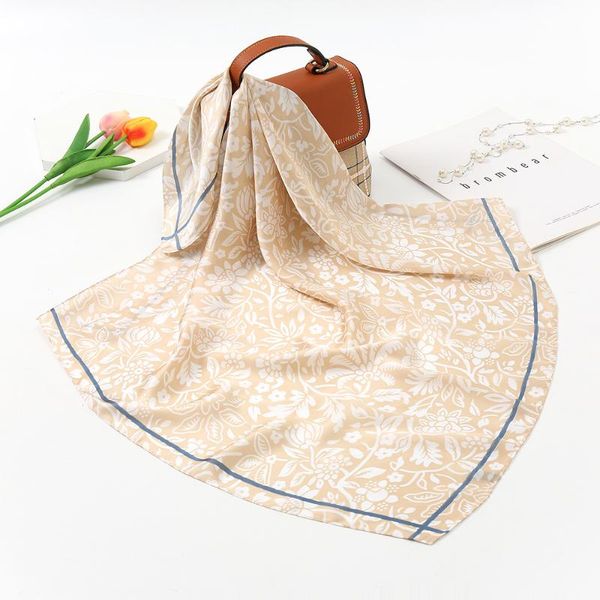 scarves 2021 design brand women silk scarf square chain print head scarfs female satin hijab shawl wrap lady headband foulard, Blue;gray
scarves 2021 design brand women silk scarf square chain print head scarfs female satin hijab shawl wrap lady headband foulard, Blue;gray