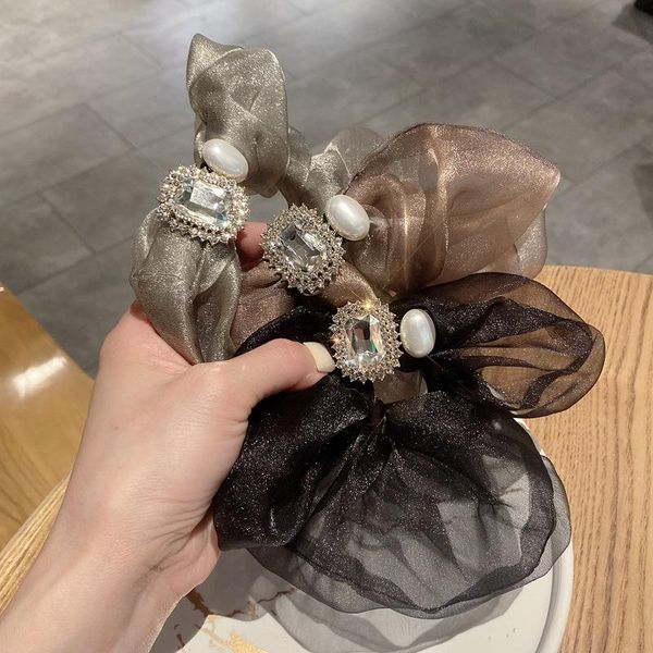 hair clips & barrettes women 's pearl headband crystal organza large intestine ring circle simple headdress, Golden;silver
hair clips & barrettes women 's pearl headband crystal organza large intestine ring circle simple headdress, Golden;silver