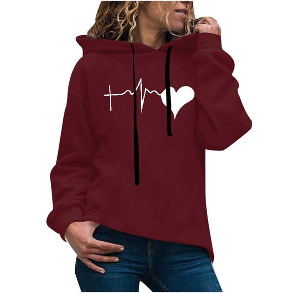 women's hoodies & sweatshirts fun print long sleeve harajuku sportswear hooded sweatshirt loose sports streetwear pullover clothes, Black
women's hoodies & sweatshirts fun print long sleeve harajuku sportswear hooded sweatshirt loose sports streetwear pullover clothes, Black
