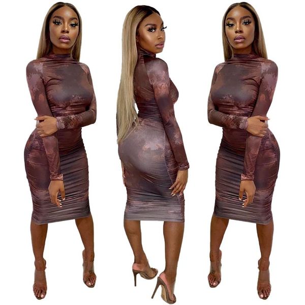 club outfits autumn winter fashion print o-neck bodycon midi dress woman long sleeve ruched slim casual dresses, Black;gray
club outfits autumn winter fashion print o-neck bodycon midi dress woman long sleeve ruched slim casual dresses, Black;gray