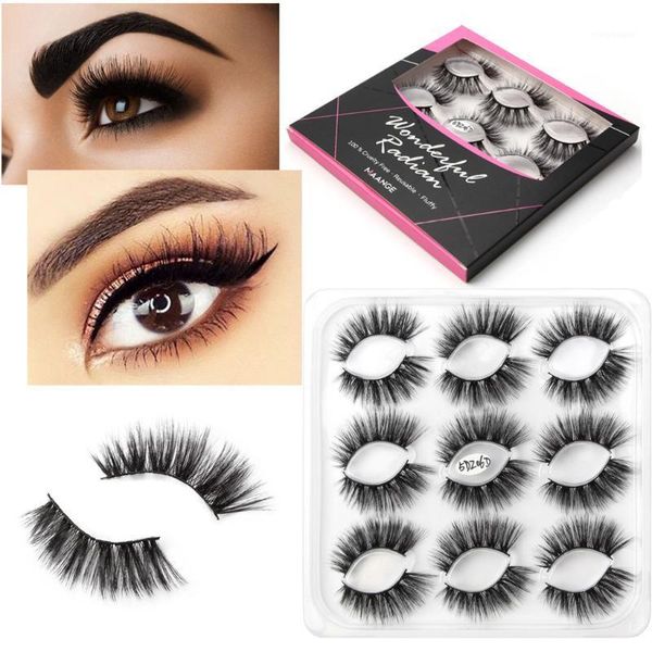 9paire 5d false lashes fluffy strip eyelashes long natural party makeup 3d mink magnetic d3241
9paire 5d false lashes fluffy strip eyelashes long natural party makeup 3d mink magnetic d3241