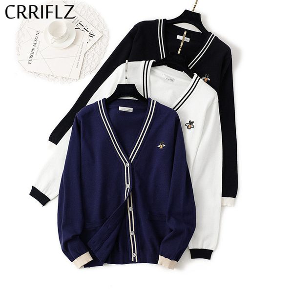 sweater women's year autumn and winter embroidery little bee thick knit cardigan jacket 210520, White
sweater women's year autumn and winter embroidery little bee thick knit cardigan jacket 210520, White