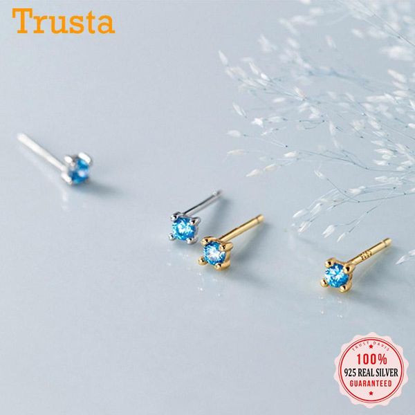 trustdavis real 925 sterling silver fashion mini square blue cz stud earrings for women wedding valentine's day jewelry db515, Golden;silver
trustdavis real 925 sterling silver fashion mini square blue cz stud earrings for women wedding valentine's day jewelry db515, Golden;silver