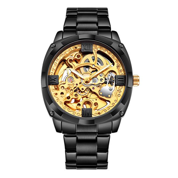 drop shipping men automatic mechanical clock wlisth black stainless steel clocks fashion skeleton steampunk, Slivery;brown
drop shipping men automatic mechanical clock wlisth black stainless steel clocks fashion skeleton steampunk, Slivery;brown