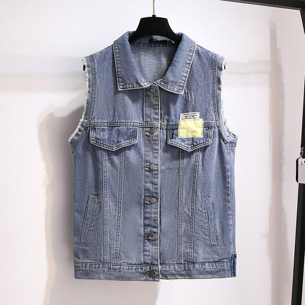 plus size outerwear & coats fall women's denim vest cotton vintage simple fashion sleeveless jackets pockets lapel all-match female wai, Black
plus size outerwear & coats fall women's denim vest cotton vintage simple fashion sleeveless jackets pockets lapel all-match female wai, Black