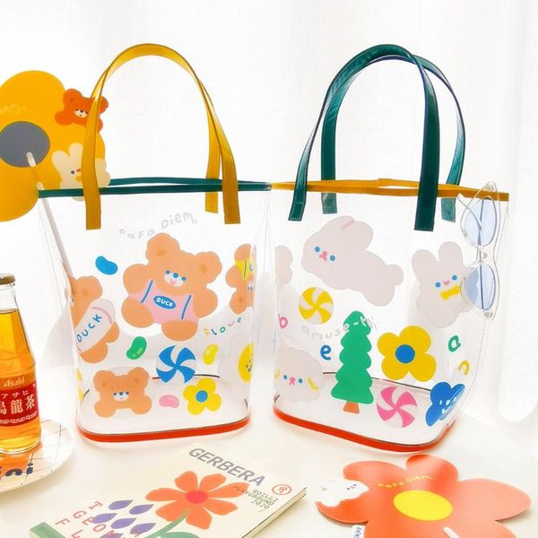 cartoon summer transperant handbag totes girls travel beach bag women wash bags daily bear shoulder school cross body
cartoon summer transperant handbag totes girls travel beach bag women wash bags daily bear shoulder school cross body