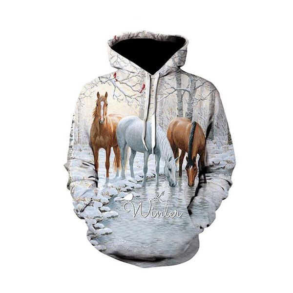 2022 new fashion horse 3d printed long sleeve loose hooded casual men and women pullover streetwear hoodies a01, Black
2022 new fashion horse 3d printed long sleeve loose hooded casual men and women pullover streetwear hoodies a01, Black