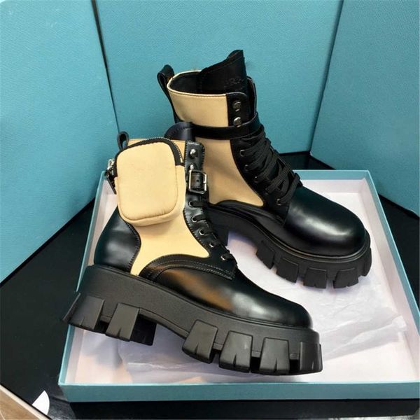 designer woman fashion monolith boots leather and nylon fabric booties women ankle biker australia platform heels winter sneakers with dust, Black
designer woman fashion monolith boots leather and nylon fabric booties women ankle biker australia platform heels winter sneakers with dust, Black