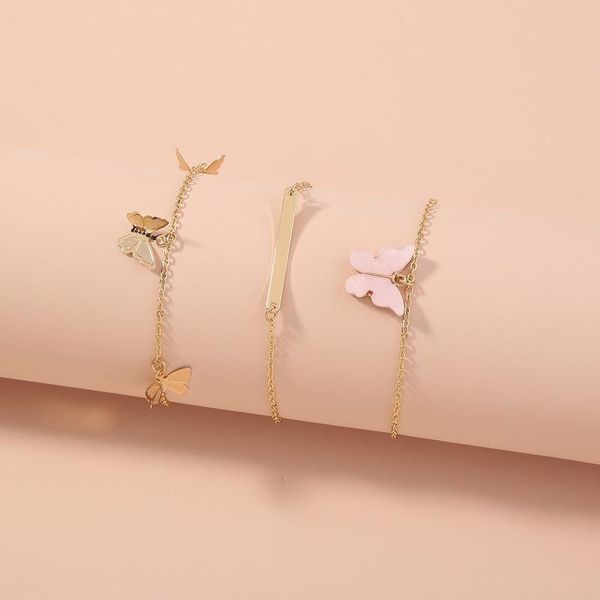 link, chain vintage cuff gold color bangle bracelets sets for women pink butterfly charm tassel metal jewelry gift, Black
link, chain vintage cuff gold color bangle bracelets sets for women pink butterfly charm tassel metal jewelry gift, Black