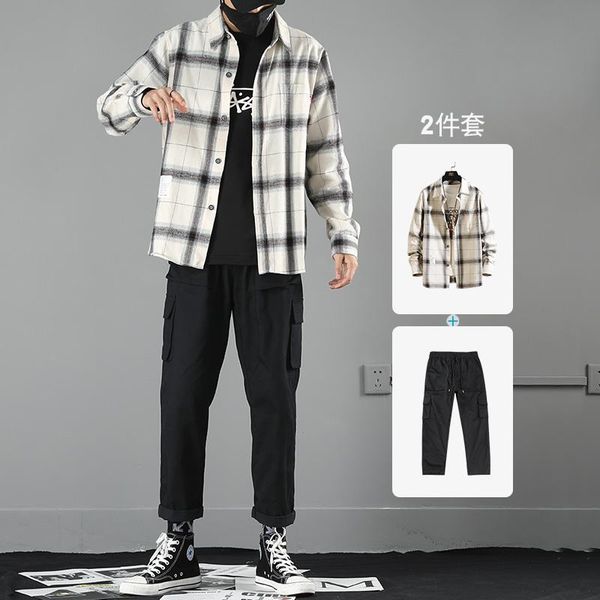 men's tracksuits korean style men set fashion casual pullover sporting sweatpants loose long sleeve sudaderas hombre clothing de50tz, Gray
men's tracksuits korean style men set fashion casual pullover sporting sweatpants loose long sleeve sudaderas hombre clothing de50tz, Gray