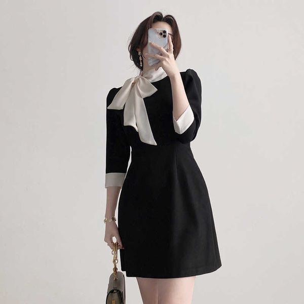 mozuleva hit color patchwork temperament dress women high waist hip a line vestidos bow design long sleeve robe work style ol 210706, Black;gray
mozuleva hit color patchwork temperament dress women high waist hip a line vestidos bow design long sleeve robe work style ol 210706, Black;gray