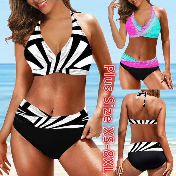 women's swimwear style european and american printed split bikini swimsuit leisure beachwear suit, White;black
women's swimwear style european and american printed split bikini swimsuit leisure beachwear suit, White;black