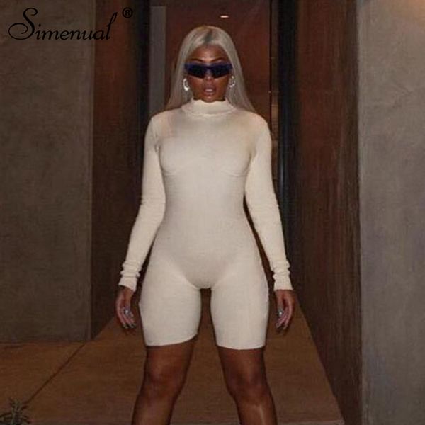 2011Simenual Casual Workout Sporty Active Wear Playsuits Ribbed Solid Skinny Long Sleeve Biker Shorts Rompers Womens Jumpsuit 2021, Black
2011Simenual Casual Workout Sporty Active Wear Playsuits Ribbed Solid Skinny Long Sleeve Biker Shorts Rompers Womens Jumpsuit 2021, Black