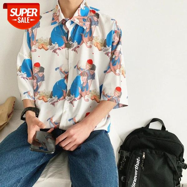 2019 summer men's hawaiian male flower printing shirt french cuff mens brand clothes fashion trend loose shirts big size -5xl #ru5t, White;black
2019 summer men's hawaiian male flower printing shirt french cuff mens brand clothes fashion trend loose shirts big size -5xl #ru5t, White;black