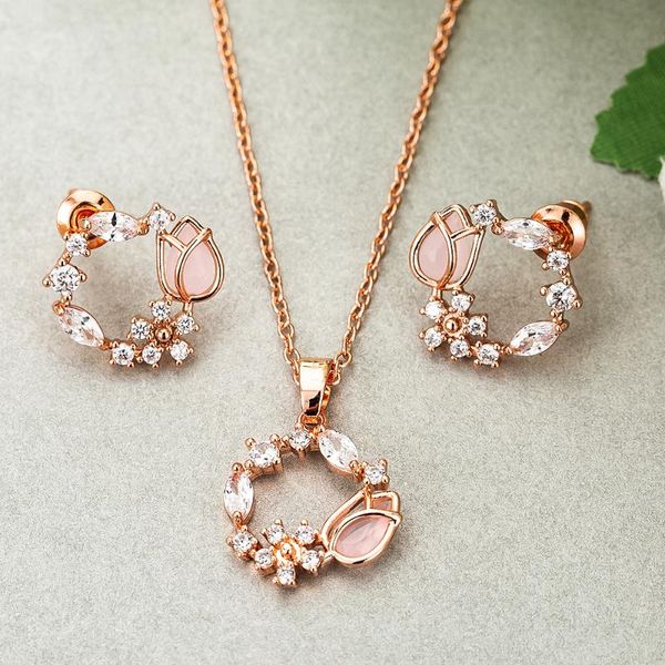 earrings & necklace trendy crystal flowers jewelry sets for women charm rose gold drop choker bridal brincos, Silver
earrings & necklace trendy crystal flowers jewelry sets for women charm rose gold drop choker bridal brincos, Silver