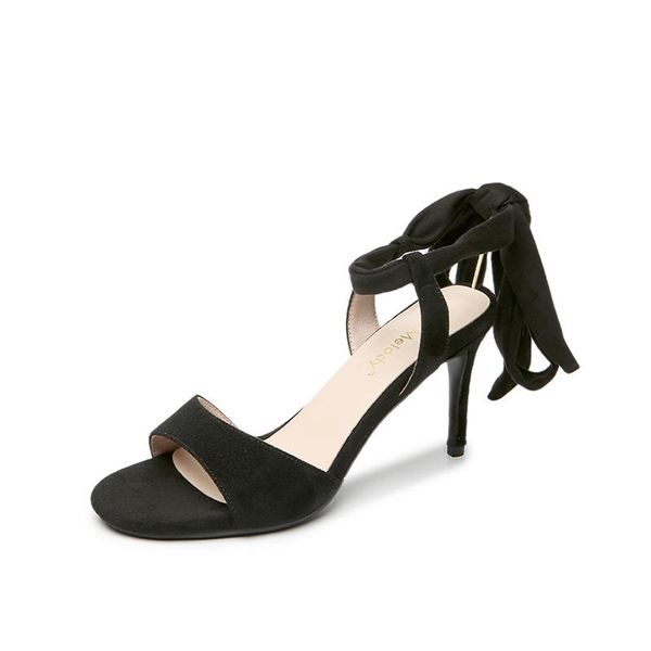 dress shoes women's elegant and comfortable solid color lace-up round toe stiletto rubber sole sandals, Black
dress shoes women's elegant and comfortable solid color lace-up round toe stiletto rubber sole sandals, Black
