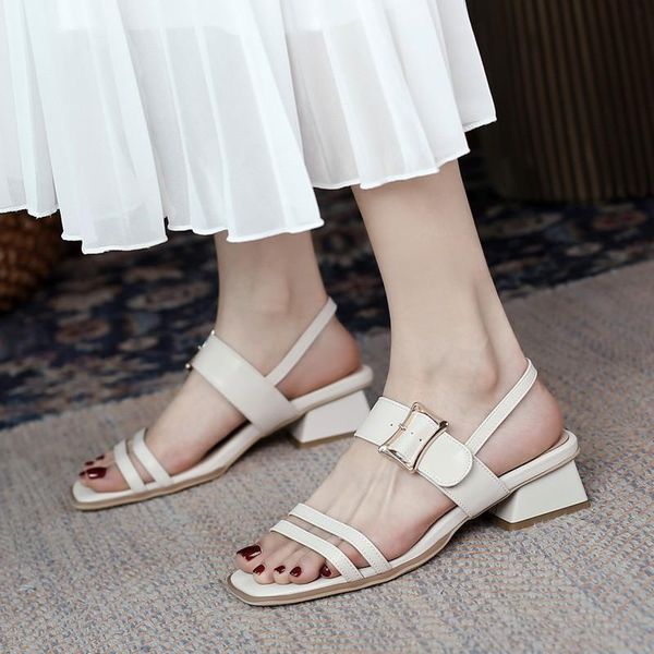 sandals korean elegant dress ladies shoes summer open toe ankle wrap gladiator medium block heels female nude big size 42, Black
sandals korean elegant dress ladies shoes summer open toe ankle wrap gladiator medium block heels female nude big size 42, Black