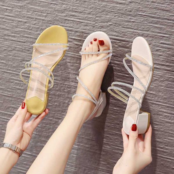 slippers crystal ribbon mid heel sandals women pvc slides summer fashion narrow band open toe hl9t, Black
slippers crystal ribbon mid heel sandals women pvc slides summer fashion narrow band open toe hl9t, Black