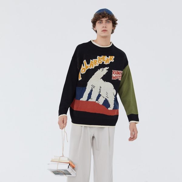 sweater wolf kawaii clothing from vintage mesh retro harajuku men's clothes pull homme shirts sweater lothes, White;black
sweater wolf kawaii clothing from vintage mesh retro harajuku men's clothes pull homme shirts sweater lothes, White;black