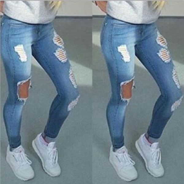 women's jeans hole ripped women pants cool denim vintage straight brand high waist casual female slim fit, Blue
women's jeans hole ripped women pants cool denim vintage straight brand high waist casual female slim fit, Blue