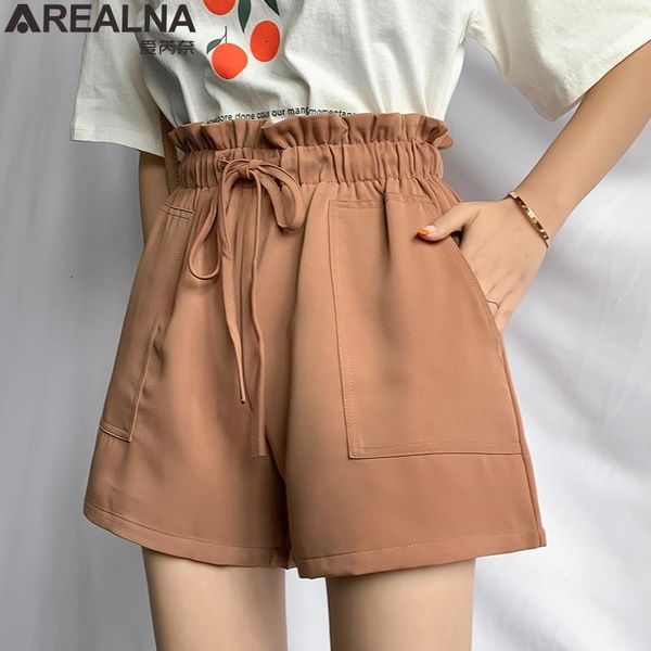 beach style shorts women chiffon high waist harajuku wide legs street black overalls woman 2021 summer short mujer women's, White;black
beach style shorts women chiffon high waist harajuku wide legs street black overalls woman 2021 summer short mujer women's, White;black