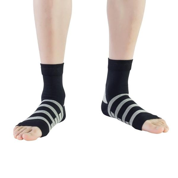 pair sport ankle brace protector open toes breathable anti-sweat compression feet support wrap sleeve protection, Blue;black
pair sport ankle brace protector open toes breathable anti-sweat compression feet support wrap sleeve protection, Blue;black