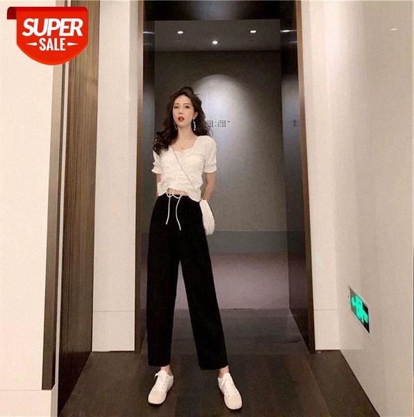 yu jie can be salt sweet hepburn light cooked style suit women western two-piece wide-leg pants #sw80, Black;gray
yu jie can be salt sweet hepburn light cooked style suit women western two-piece wide-leg pants #sw80, Black;gray