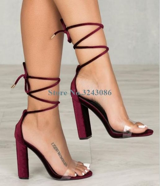 transparent pvc single strap thick heel sandals yellow pink blue grey faux suede summer ankle high shoes, Black
transparent pvc single strap thick heel sandals yellow pink blue grey faux suede summer ankle high shoes, Black