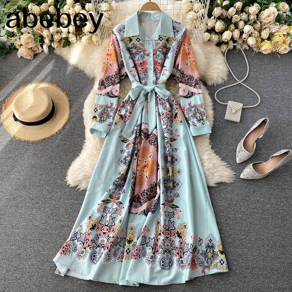 retro print maxi dress women chic turn-down collar button a-line autumn korean boho floral court wind long robe 210512, Black;gray
retro print maxi dress women chic turn-down collar button a-line autumn korean boho floral court wind long robe 210512, Black;gray