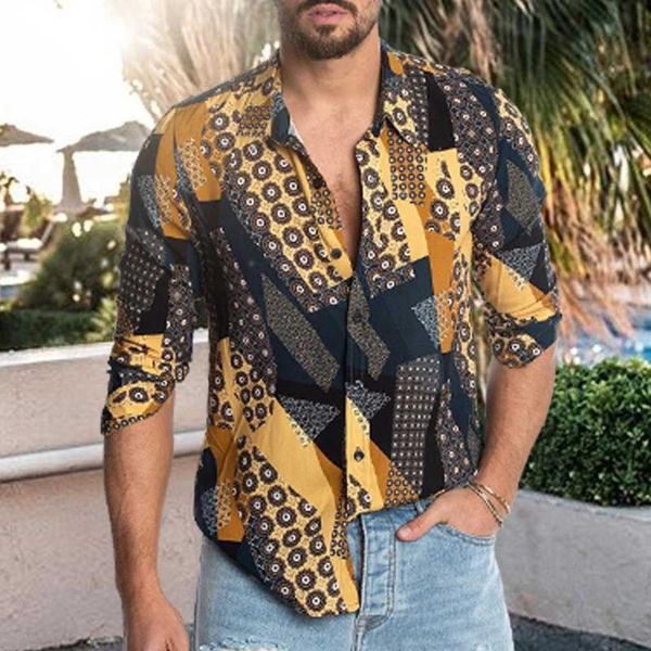 men's casual shirts kancoold shirt autumn fashion loose daily lapel print long sleeve blouse jun22, White;black
men's casual shirts kancoold shirt autumn fashion loose daily lapel print long sleeve blouse jun22, White;black